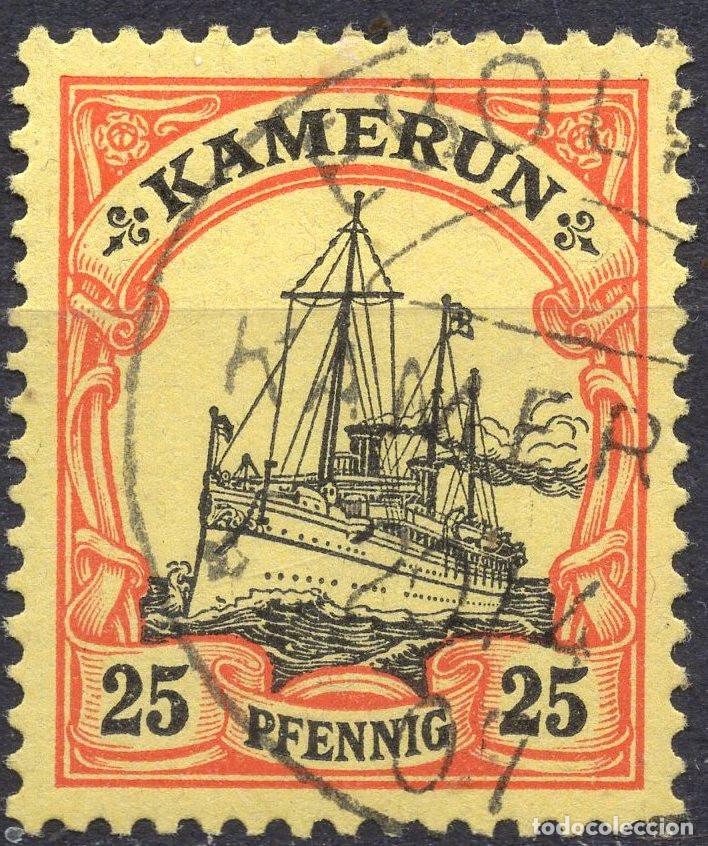 Sellos: ALEMANIA COLONIAS KAMERUN 1900 STAMP MICHEL DR-KAM 11