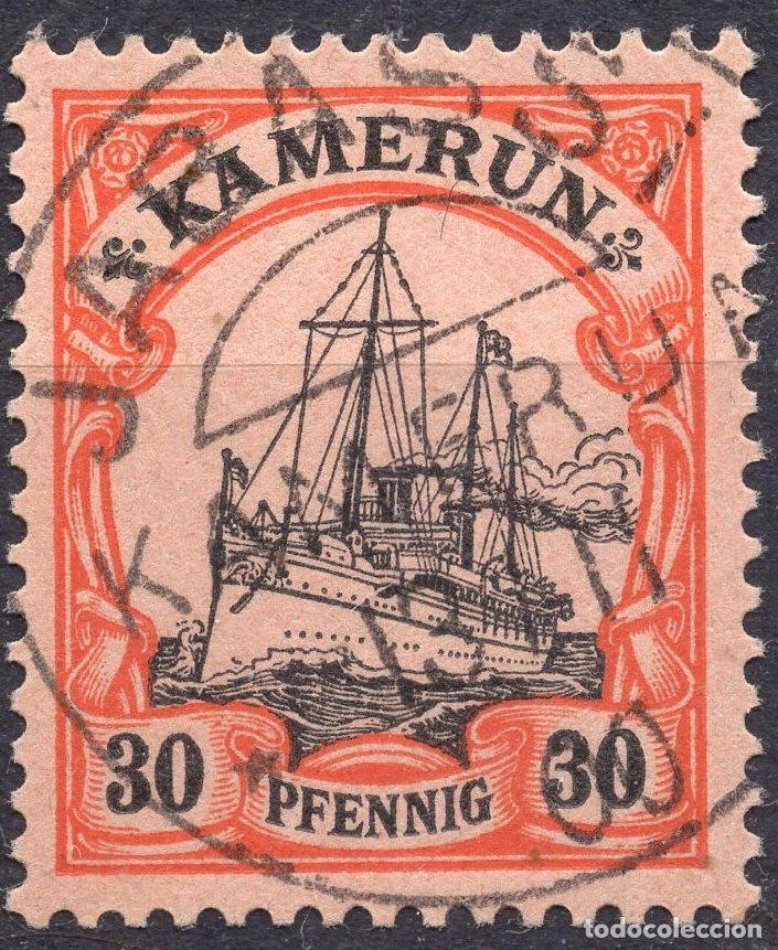 Sellos: ALEMANIA COLONIAS KAMERUN 1900 STAMP MICHEL DR-KAM 12
