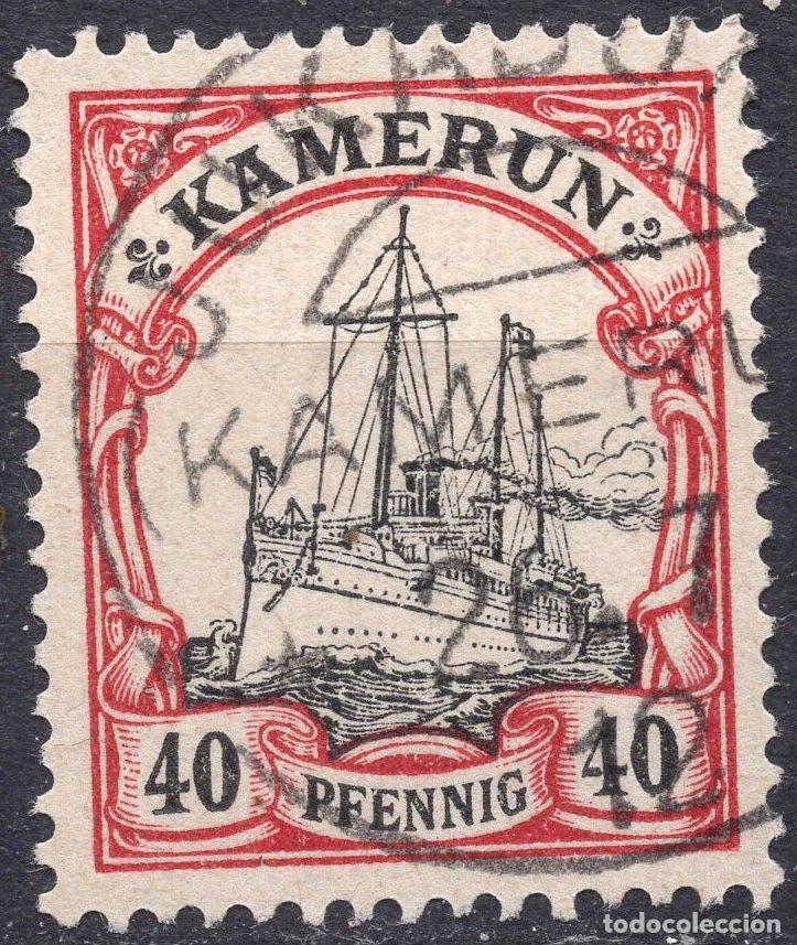 Sellos: ALEMANIA COLONIAS KAMERUN 1900 STAMP MICHEL DR-KAM 13