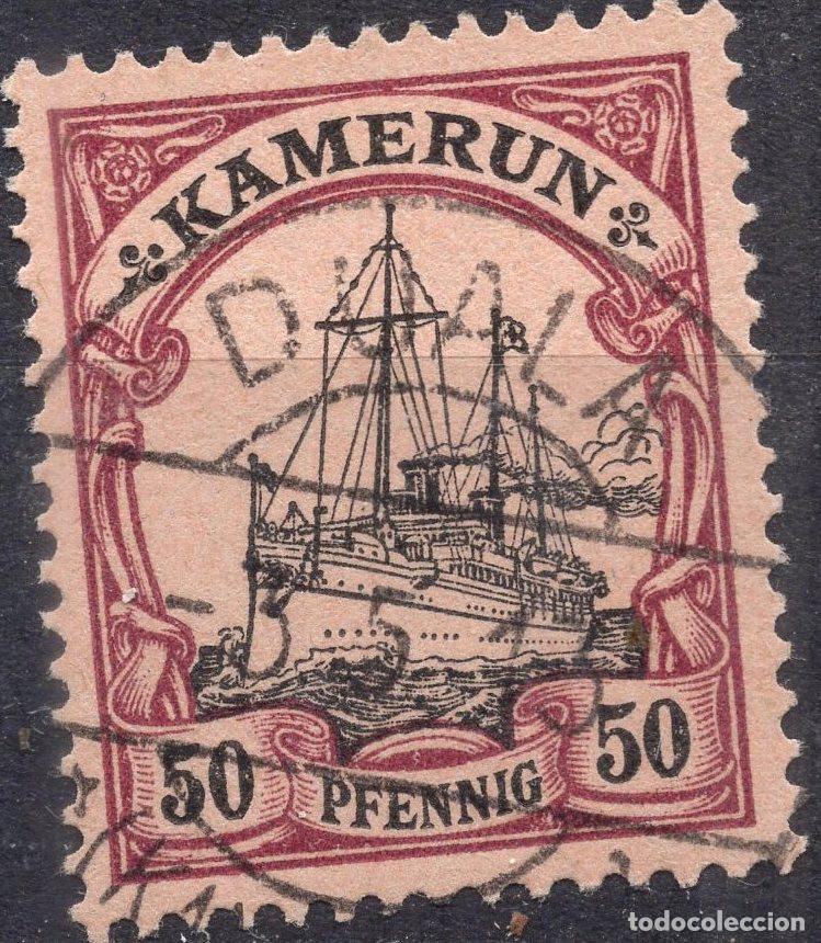 Sellos: ALEMANIA COLONIAS KAMERUN 1900 STAMP MICHEL DR-KAM 14