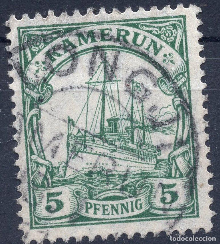 Sellos: ALEMANIA COLONIAS KAMERUN 1900 STAMP MICHEL DR-KAM 21I