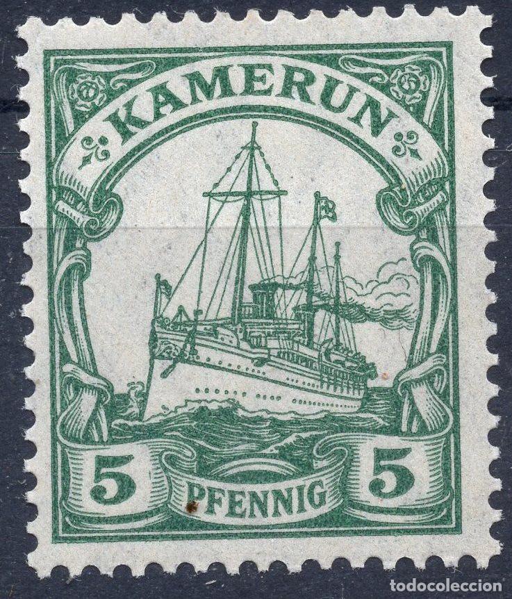 Sellos: ALEMANIA COLONIAS KAMERUN 1900 STAMP MICHEL DR-KAM 21I