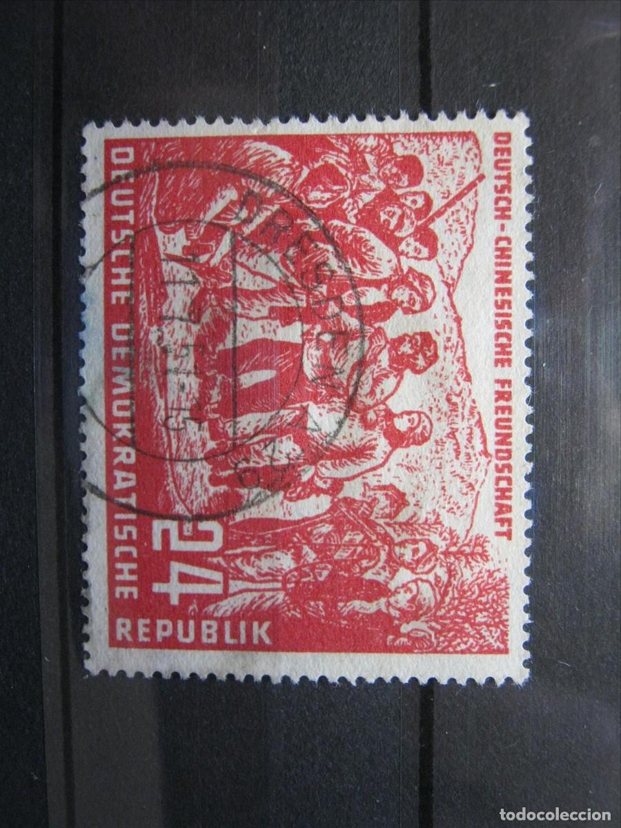 Sellos: DDR ALEMANIA ORIENTAL 1951 YVERT 39 USADO BIEN.