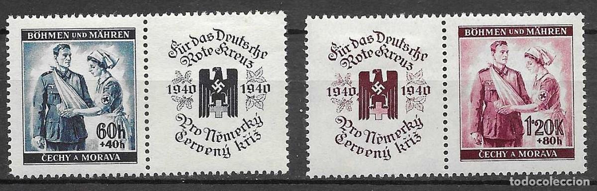 Sellos: ALEMANIA-1921-BOHEMIA Y MORAVIA- CON FIJASELLO