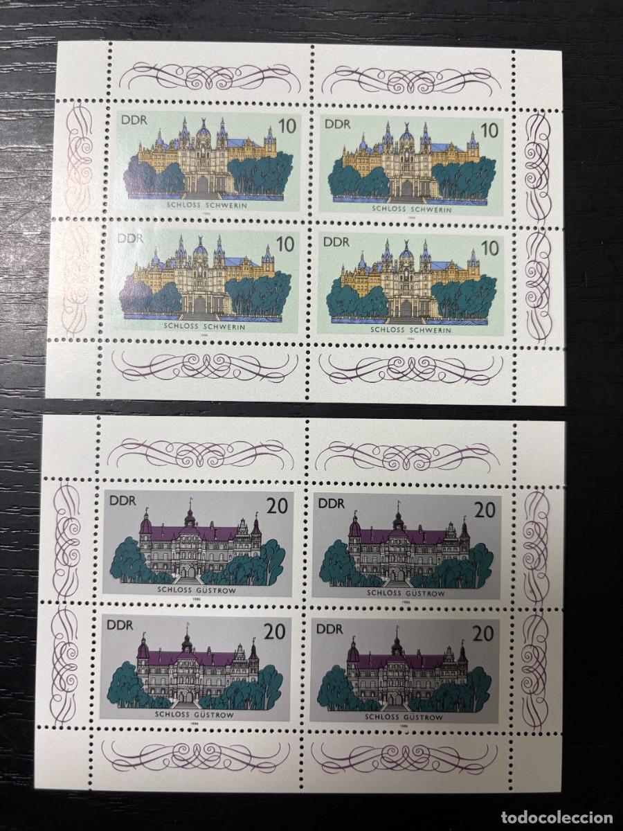 Sellos: ALEMANIA DDR, 1986. YVERT 2653/54. CASTILLO DEL ESTE. NUEVA. SIN FIJASELLOS