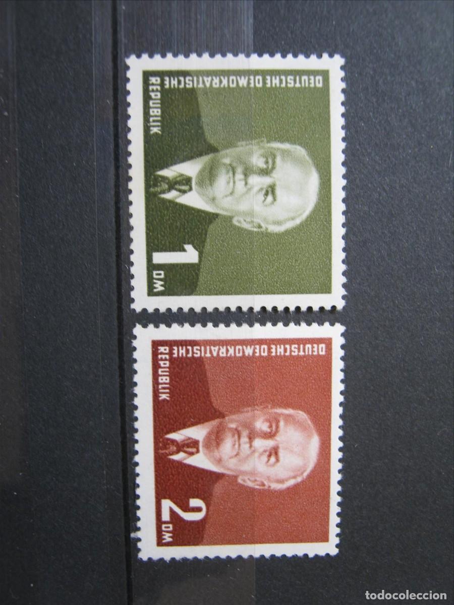 Sellos: DDR ALEMANIA ORIENTAL 1953 SERIE YVERT 78/79 MNH** LUJO LEER.