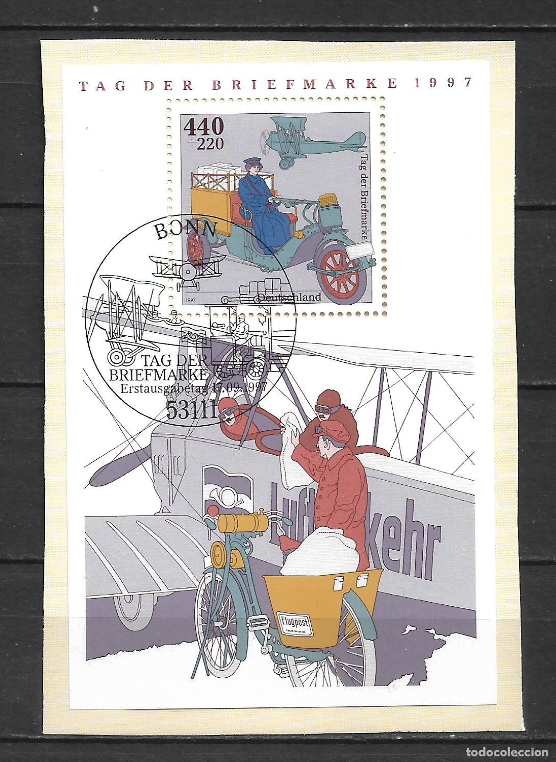 Sellos: alemania 1997 michel hoja bloque 41 usado 8.50&euro; - 24/3