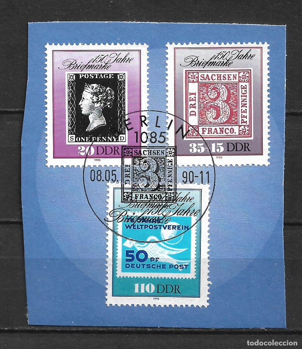 Sellos: alemania ddr 1990 michel 3329/3331 usado 5.50&euro; - 24/4