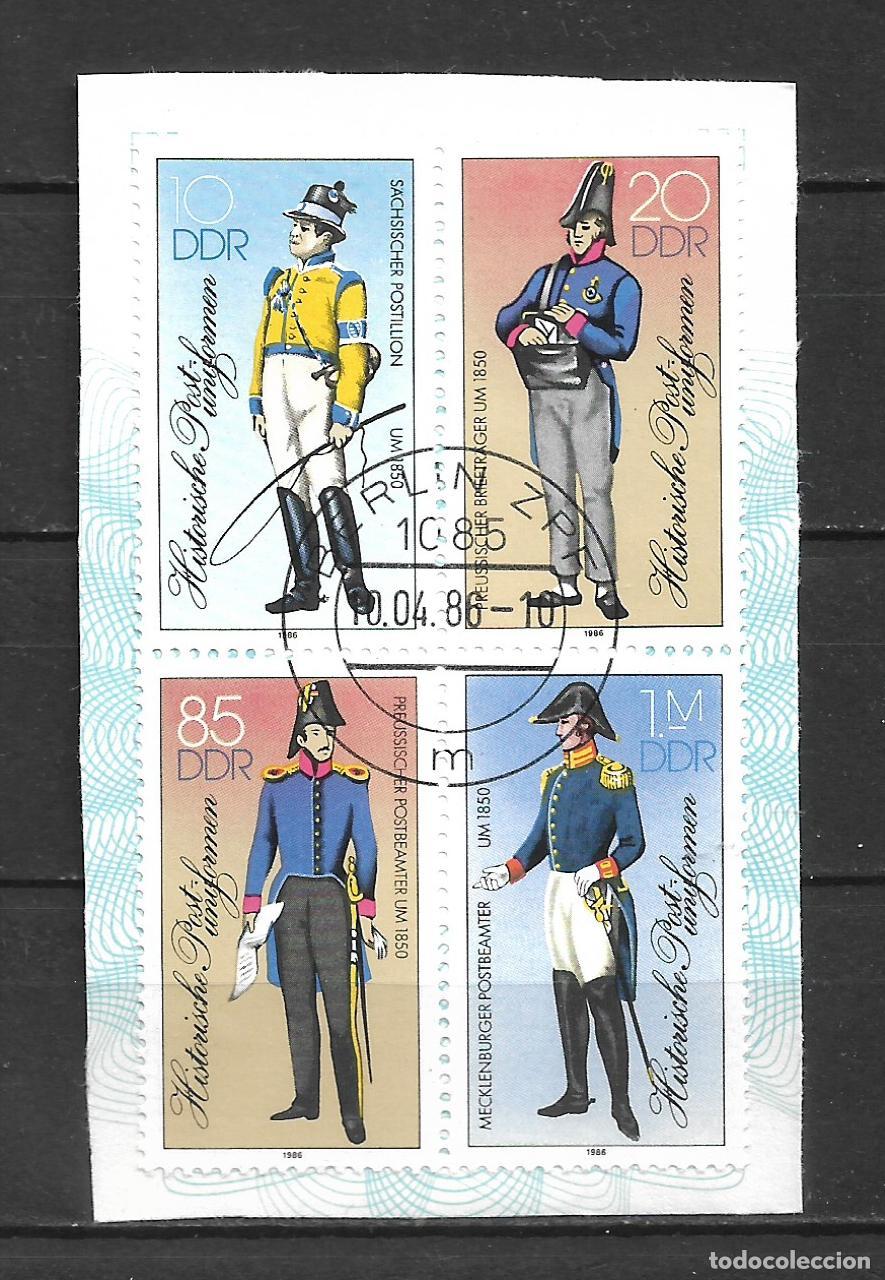 Sellos: alemania ddr 1986 michel 2997 II/3000 II usado 7&euro; - 24/4