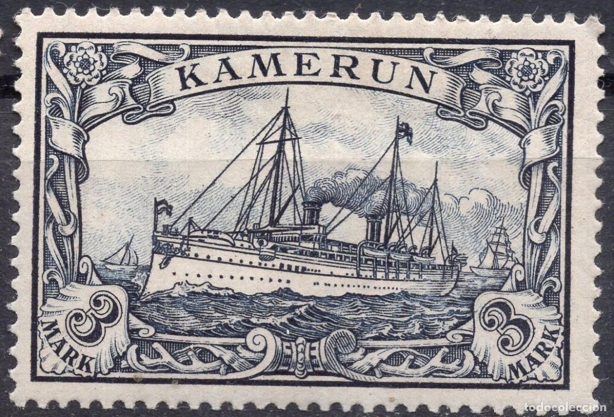 Sellos: ALEMANIA COLONIAS KAMERUN 1900 STAMP MICHEL DR-KAM 18