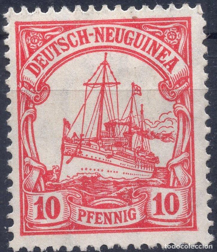 Sellos: ALEMANIA COLONIAS NUEVA GUINEA 1914 STAMP MICHEL DR-NG 22I