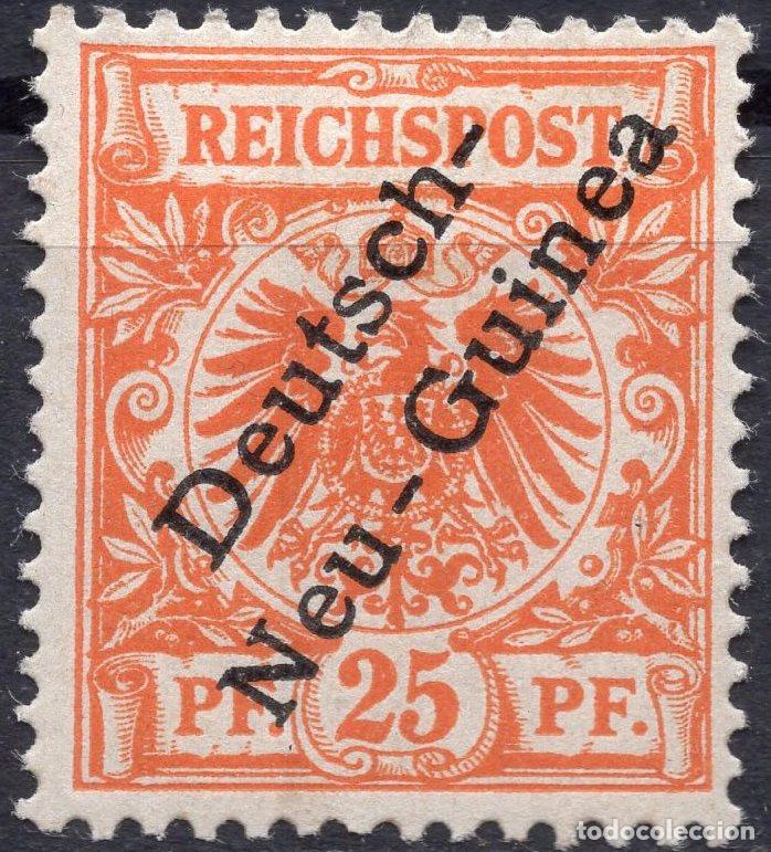 Sellos: ALEMANIA COLONIAS NUEVA GUINEA 1897 STAMP MICHEL DR-NG 5A