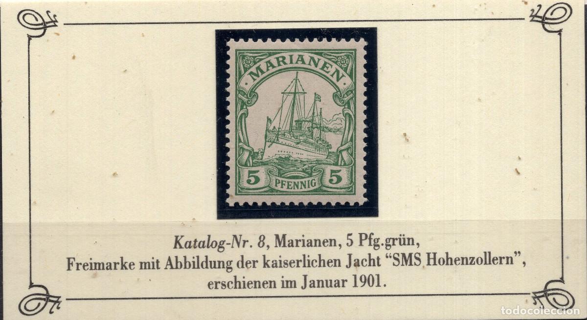 Sellos: ALEMANIA COLONIAS ISLAS MARIANAS 1901 STAMP MICHEL DR-MAR 8