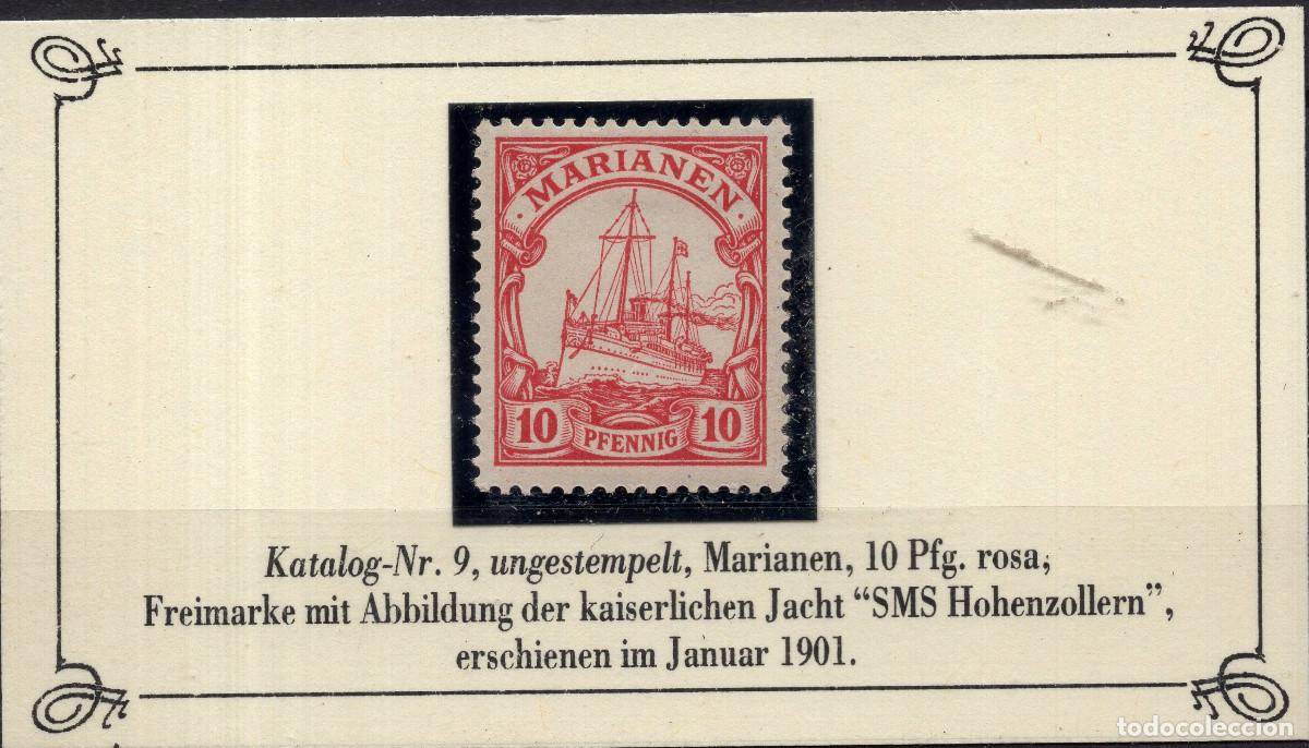 Sellos: ALEMANIA COLONIAS ISLAS MARIANAS 1901 STAMP MICHEL DR-MAR 9