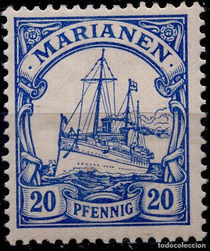 Sellos: ALEMANIA COLONIAS ISLAS MARIANAS 1901 STAMP MICHEL DR-MAR 10