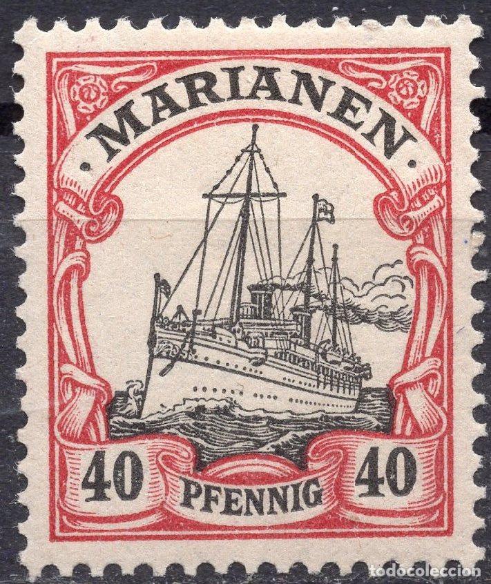 Sellos: ALEMANIA COLONIAS ISLAS MARIANAS 1901 STAMP MICHEL DR-MAR 13