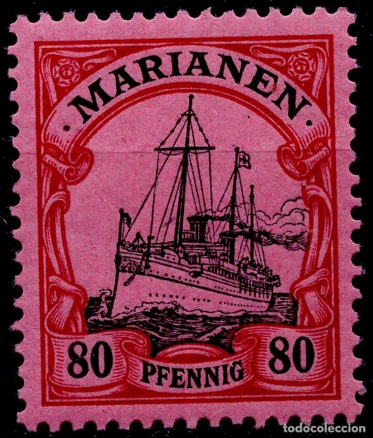 Sellos: ALEMANIA COLONIAS ISLAS MARIANAS 1901 STAMP MICHEL DR-MAR 15