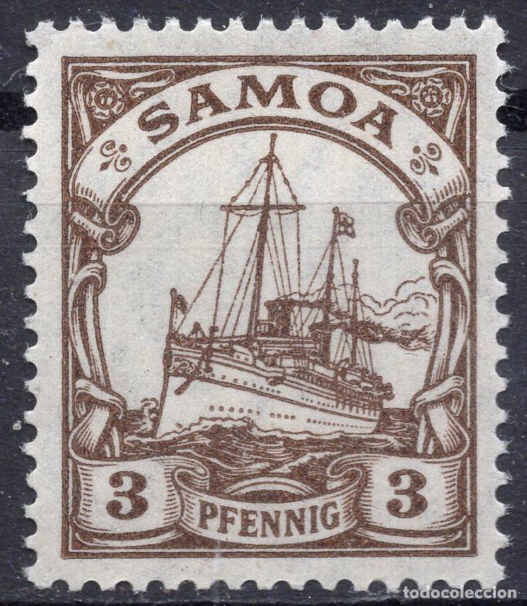 Sellos: ALEMANIA COLONIAS SAMOA 1900 STAMP MICHEL DR-SAM 7