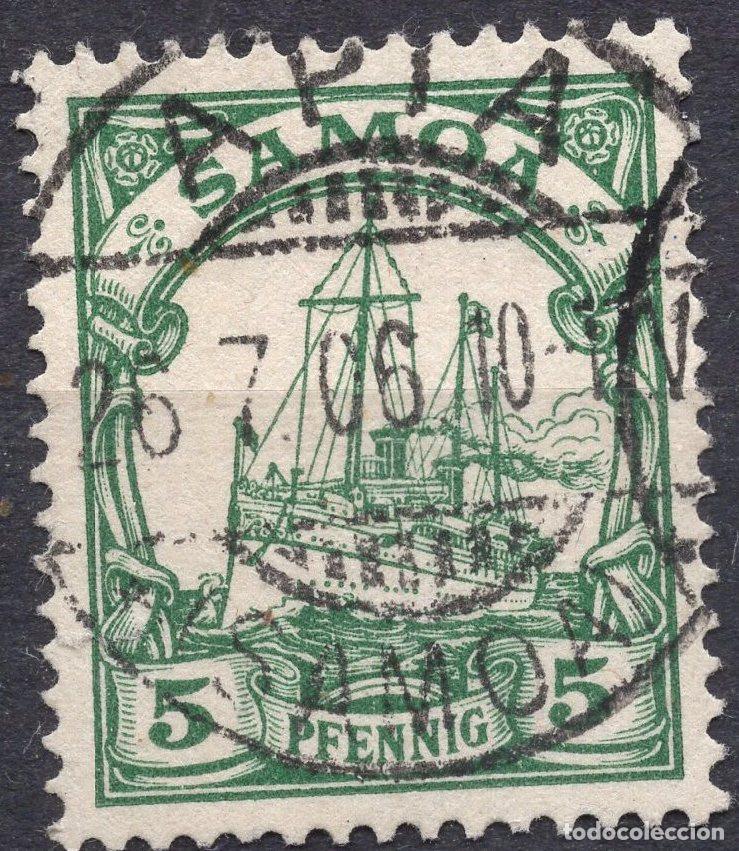 Sellos: ALEMANIA COLONIAS SAMOA 1900 STAMP MICHEL DR-SAM 8