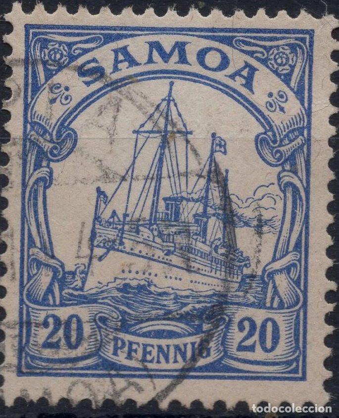Sellos: ALEMANIA COLONIAS SAMOA 1900 STAMP MICHEL DR-SAM 10