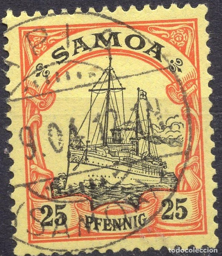 Sellos: ALEMANIA COLONIAS SAMOA 1900 STAMP MICHEL DR-SAM 11