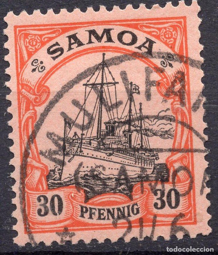 Sellos: ALEMANIA COLONIAS SAMOA 1900 STAMP MICHEL DR-SAM 12
