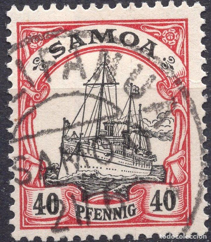 Sellos: ALEMANIA COLONIAS SAMOA 1900 STAMP MICHEL DR-SAM 13