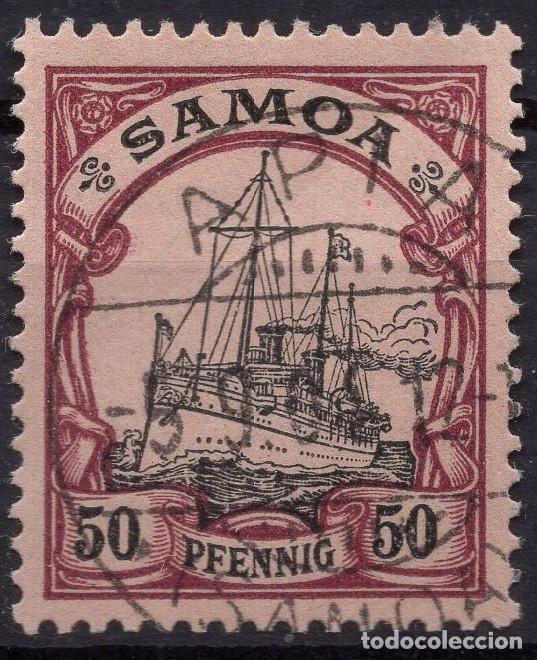 Sellos: ALEMANIA COLONIAS SAMOA 1900 STAMP MICHEL DR-SAM 14