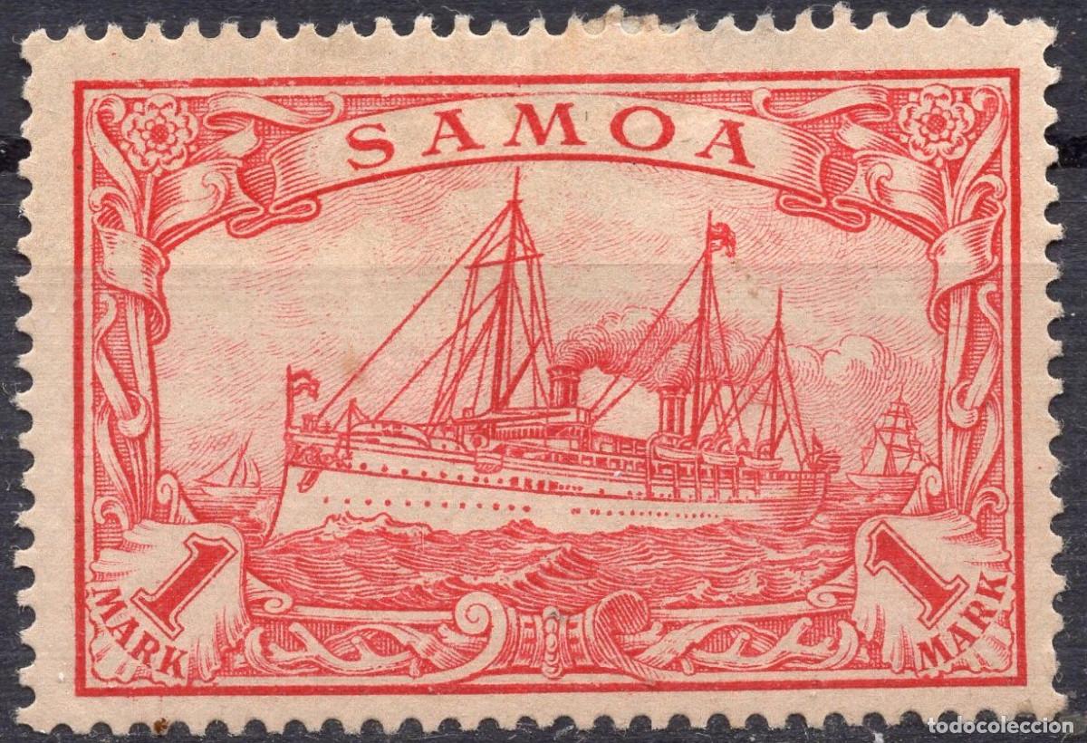 Sellos: ALEMANIA COLONIAS SAMOA 1901 STAMP MICHEL DR-SAM 16