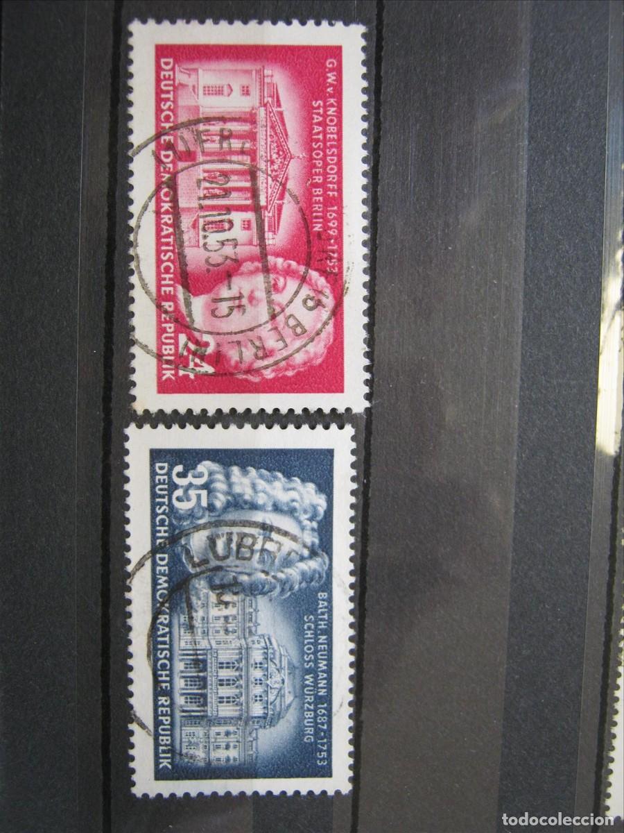 Briefmarken: DDR ALEMANIA ORIENTAL 1953 SERIE YVERT 115/116 USADOS PERFECTOS.
