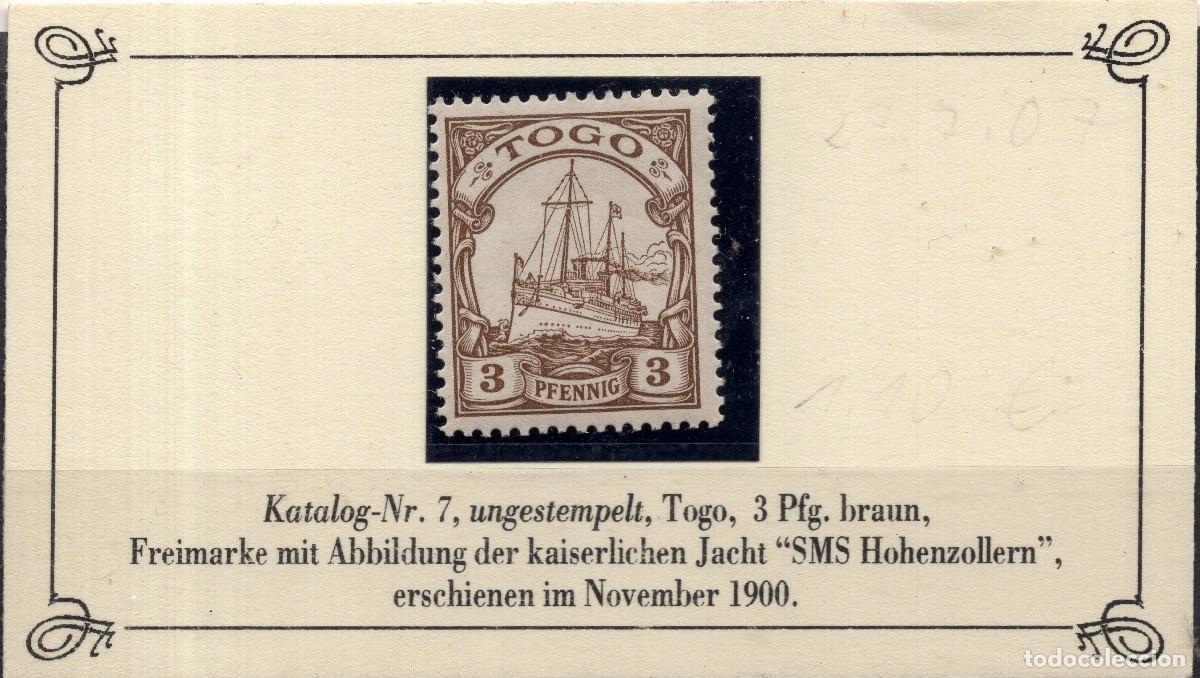 Sellos: ALEMANIA COLONIAS TOGO 1900 STAMP MICHEL DR-TG 7