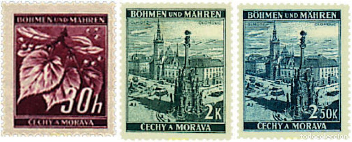 Sellos: 786109 HINGED BOHEMIA Y MORAVIA 1939 SERIE BASICA