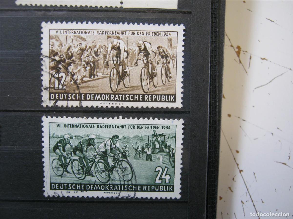 Sellos: DDR ALEMANIA ORIENTAL 1954 SERIE YVERT 164/165 USADOS PERFECTOS.