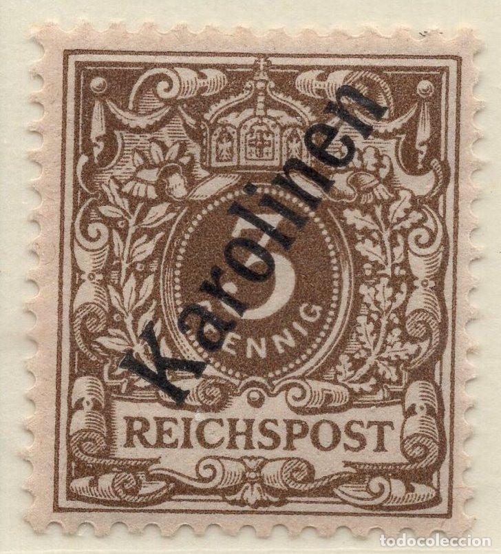 Francobolli: ALEMANIA COLONIAS ISLAS CAROLINAS 1899 STAMP MICHEL DR-KAR 4I