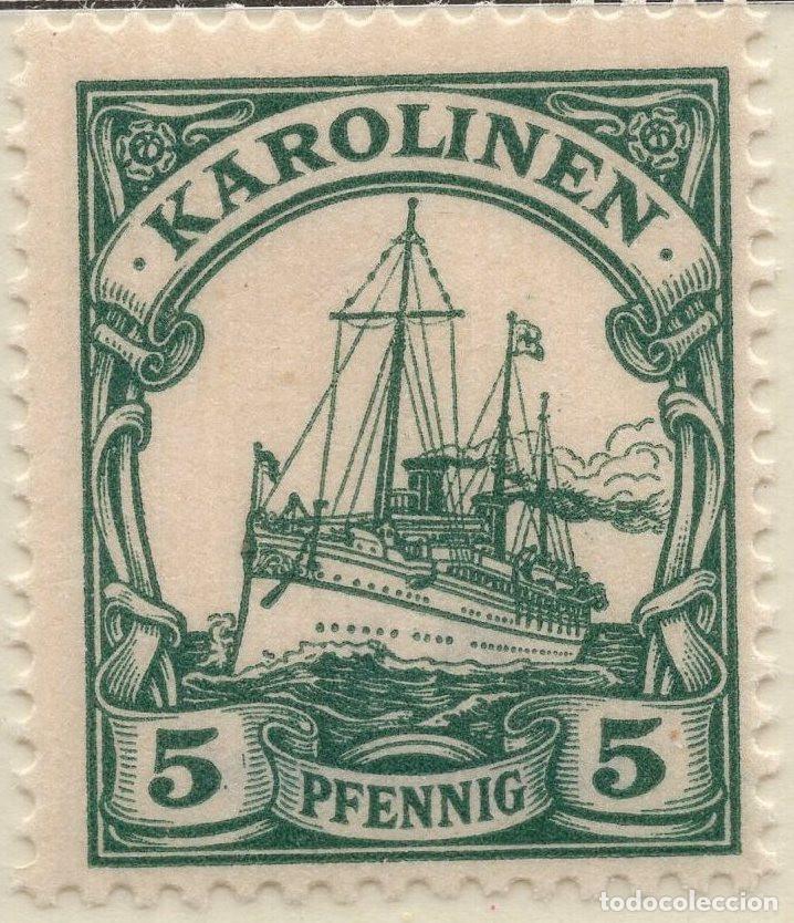 Sellos: ALEMANIA COLONIAS ISLAS CAROLINAS 1900 STAMP MICHEL DR-KAR 8