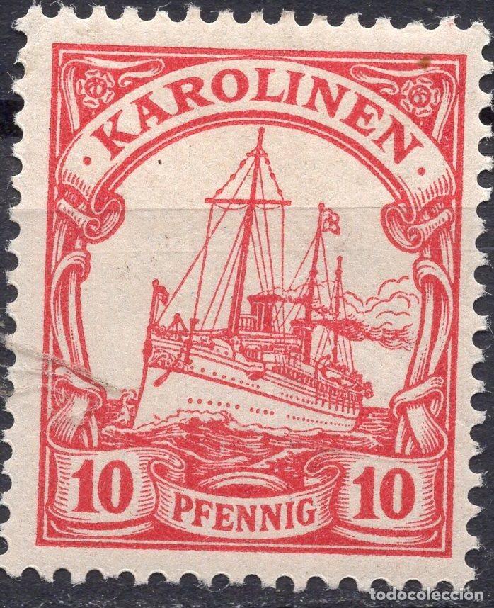 Sellos: ALEMANIA COLONIAS ISLAS CAROLINAS 1900 STAMP MICHEL DR-KAR 9