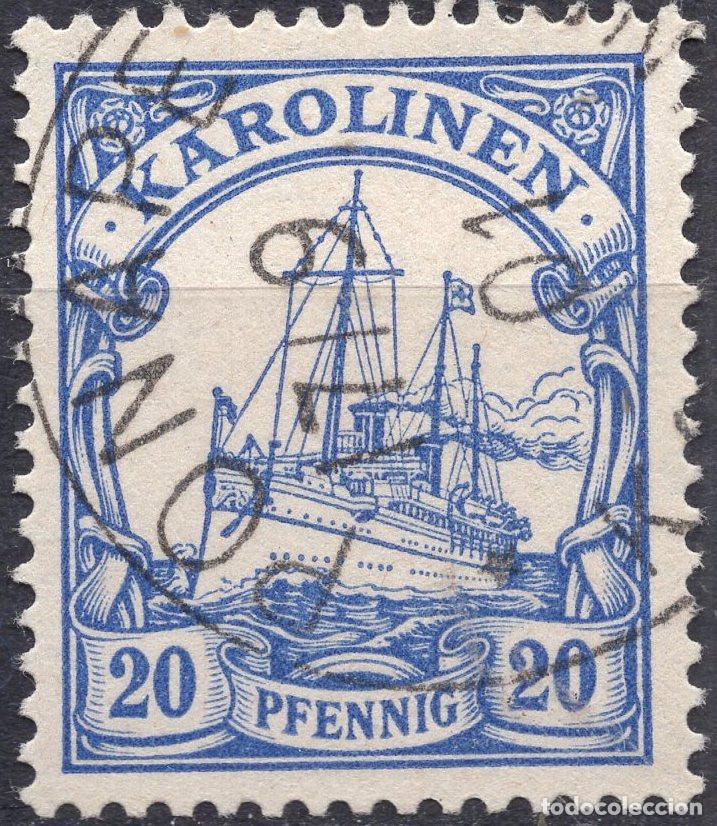 Sellos: ALEMANIA COLONIAS ISLAS CAROLINAS 1900 STAMP MICHEL DR-KAR 10