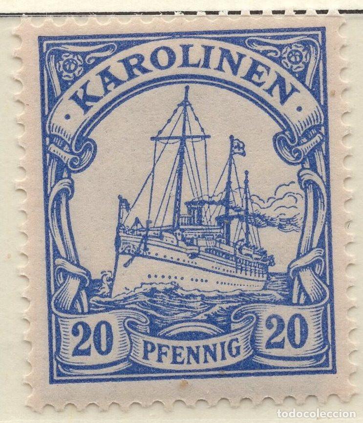 Sellos: ALEMANIA COLONIAS ISLAS CAROLINAS 1900 STAMP MICHEL DR-KAR 10