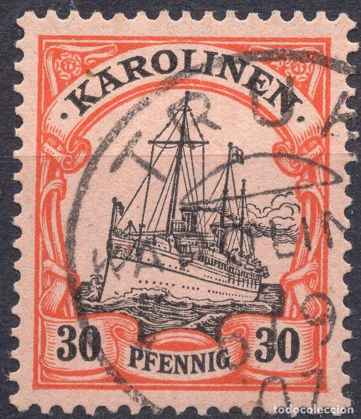 Sellos: ALEMANIA COLONIAS ISLAS CAROLINAS 1900 STAMP MICHEL DR-KAR 12