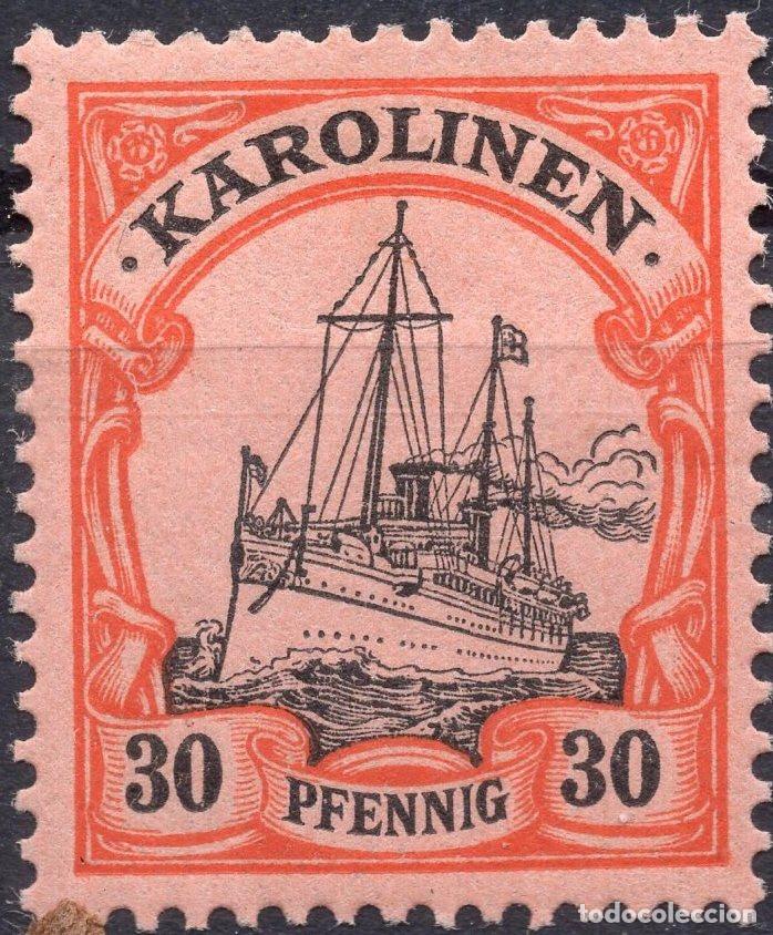 Sellos: ALEMANIA COLONIAS ISLAS CAROLINAS 1900 STAMP MICHEL DR-KAR 12