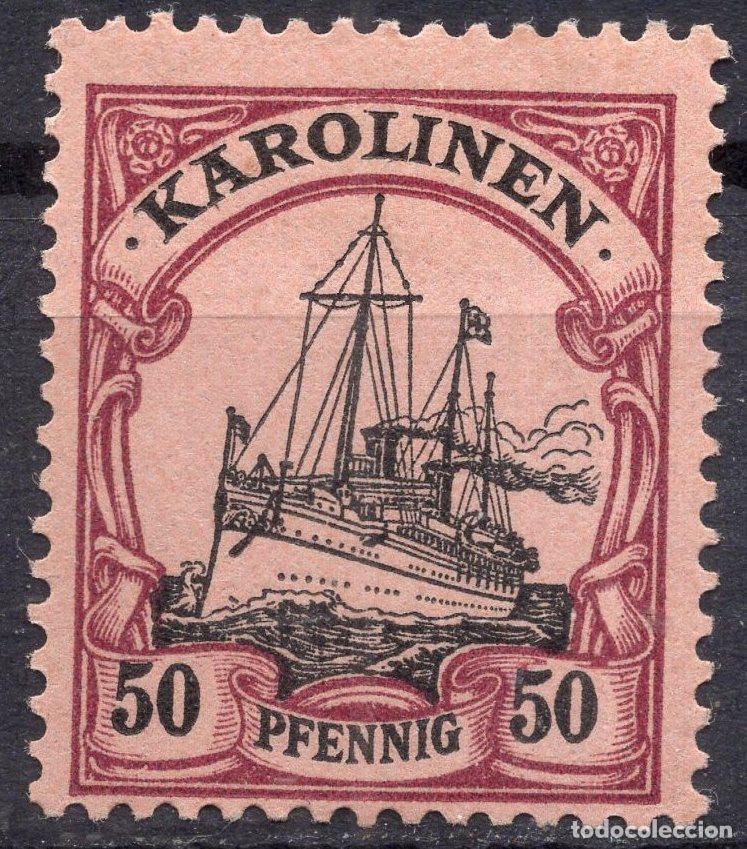 Sellos: ALEMANIA COLONIAS ISLAS CAROLINAS 1900 STAMP MICHEL DR-KAR 14