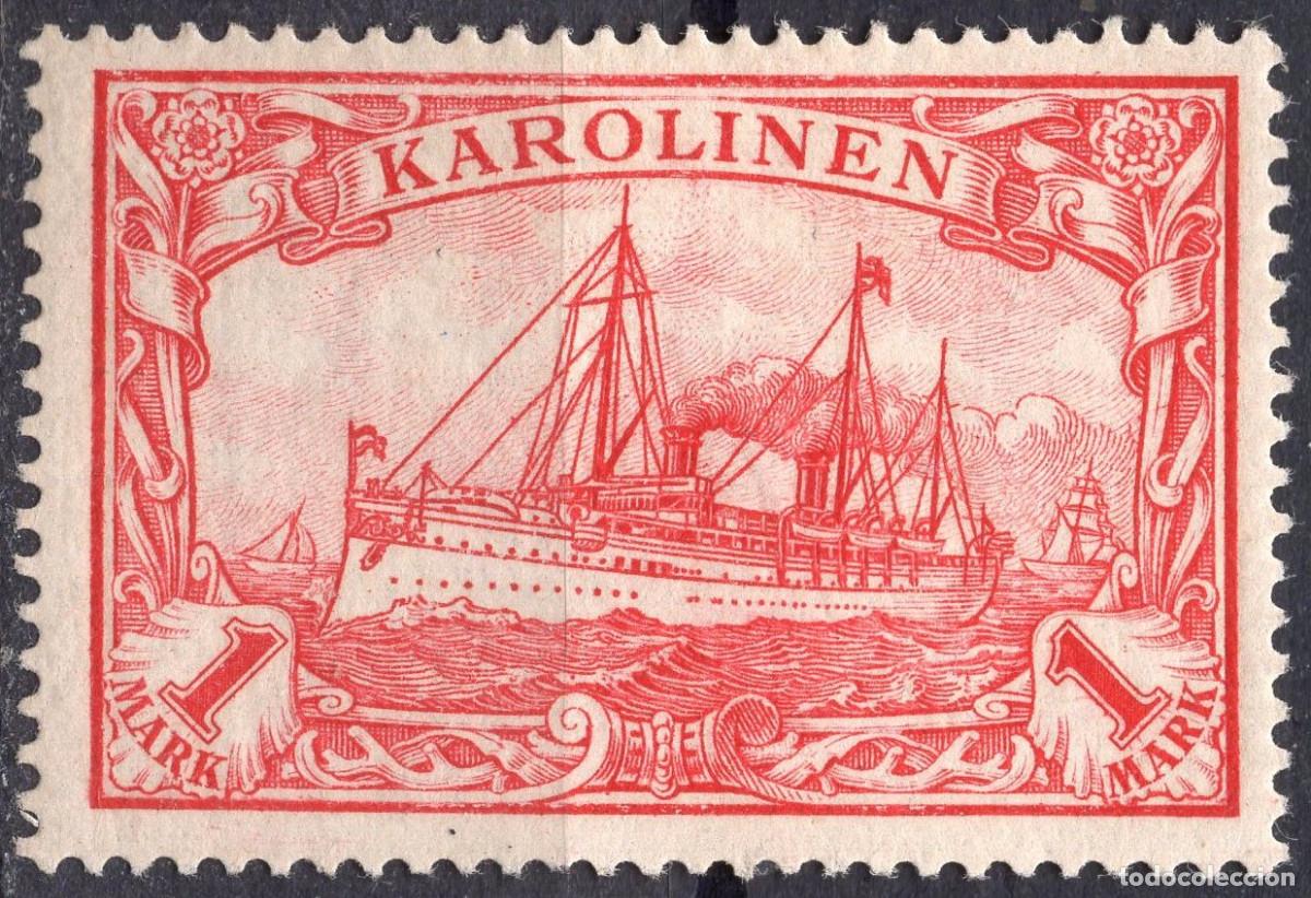 Briefmarken: ALEMANIA COLONIAS ISLAS CAROLINAS 1900 STAMP MICHEL DR-KAR 16