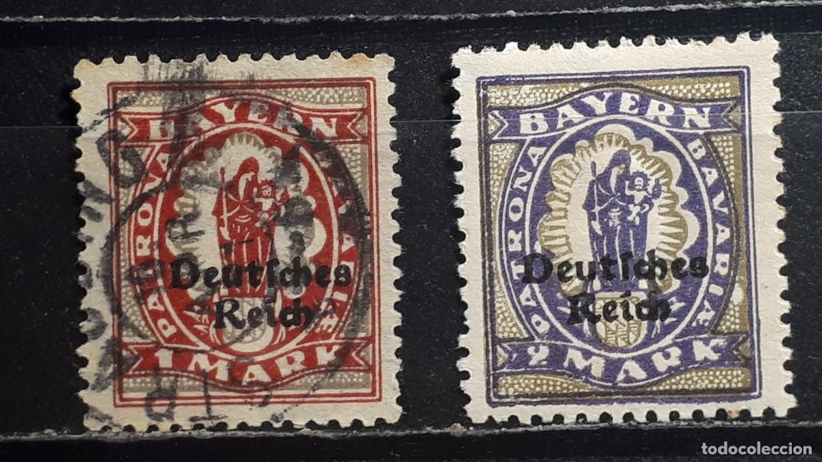 Sellos: ALEMANIA. BAVIERA. Rep. De WEIMAR. */&deg;. 1920. YVERT 206, 209