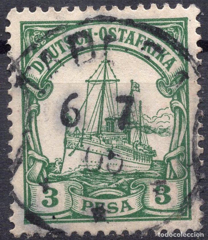 Sellos: ALEMANIA COLONIAS AFRICA DEL ESTE 1901 STAMP MICHEL DR-OA 12