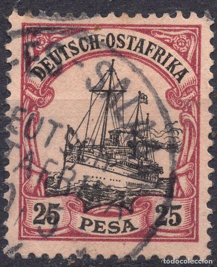 Sellos: ALEMANIA COLONIAS AFRICA DEL ESTE 1901 STAMP MICHEL DR-OA 17