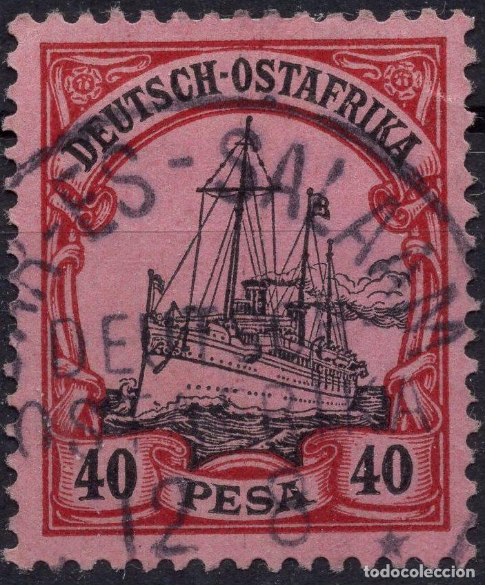 Sellos: ALEMANIA COLONIAS AFRICA DEL ESTE 1901 STAMP MICHEL DR-OA 18