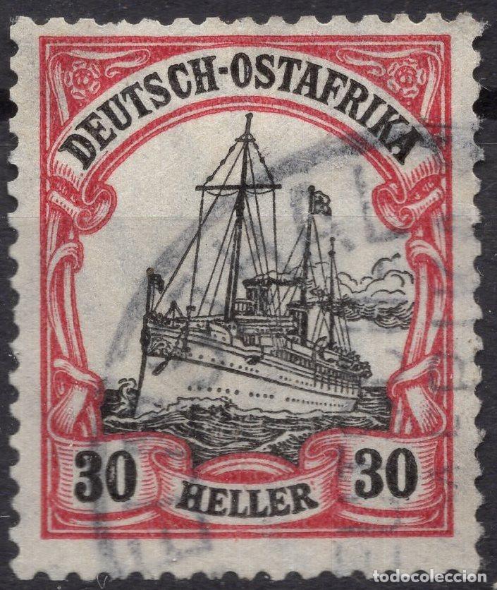 Sellos: ALEMANIA COLONIAS AFRICA DEL ESTE 1909 STAMP MICHEL DR-OA 35