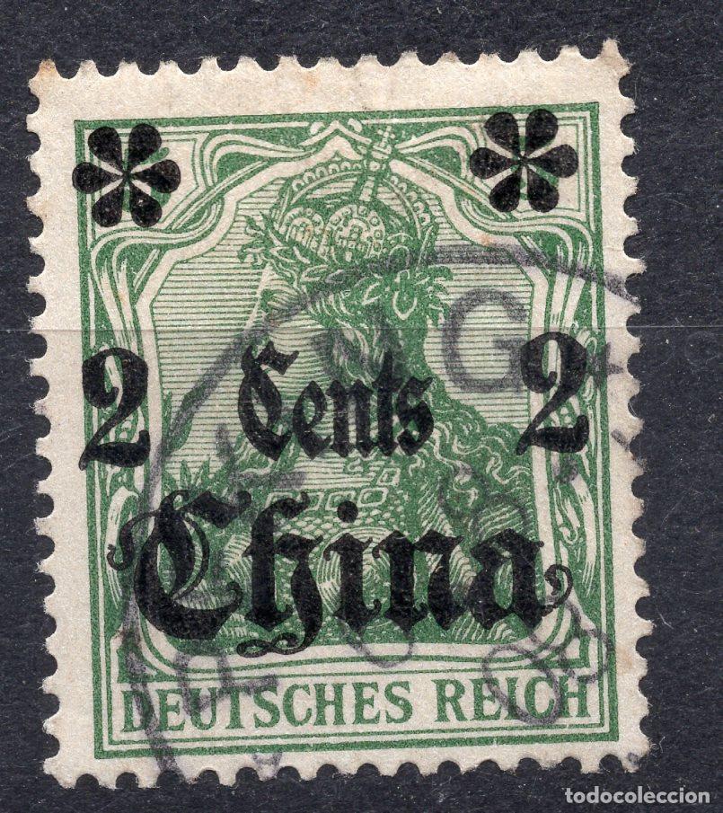 Sellos: ALEMANIA COLONIAS CHINA 1911 STAMP MICHEL DR-CHI 39