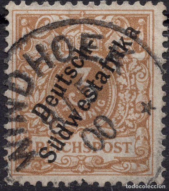 Sellos: ALEMANIA COLONIAS AFRICA DEL SUDOESTE 1897 STAMP MICHEL DR-SWA 1A