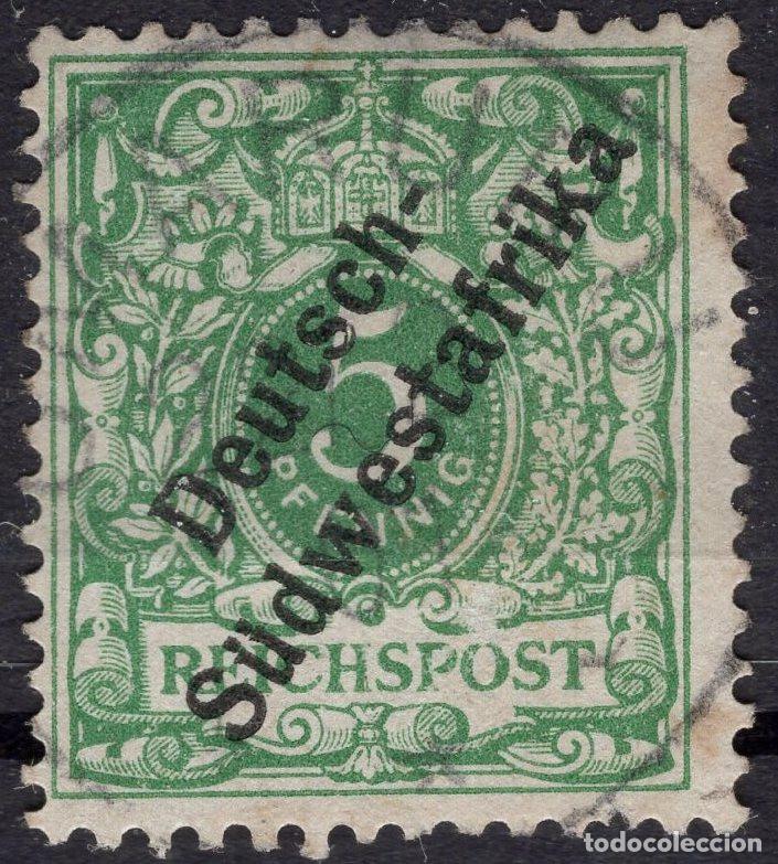 Sellos: ALEMANIA COLONIAS AFRICA DEL SUDOESTE 1897 STAMP MICHEL DR-SWA 2